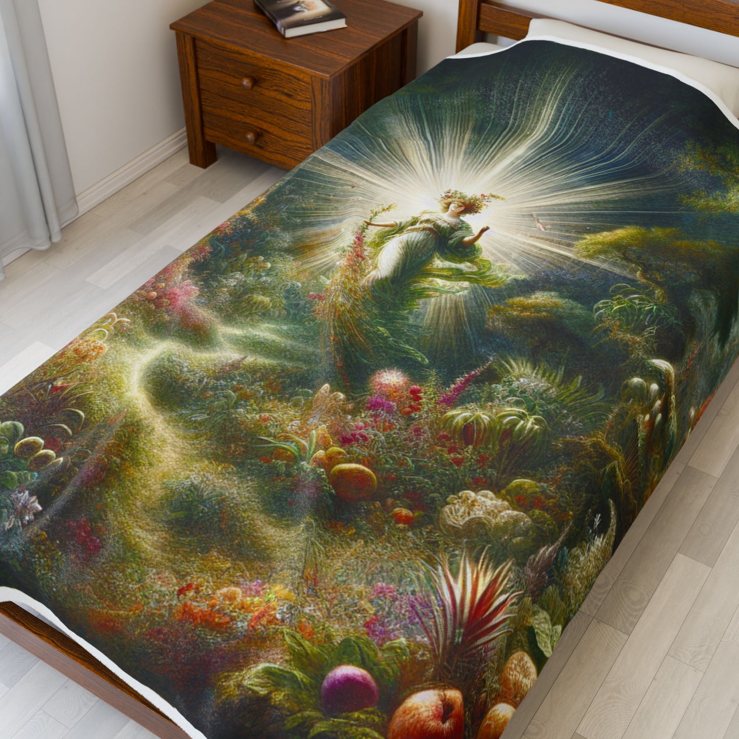 Illuminated Eden- Plush Blanket