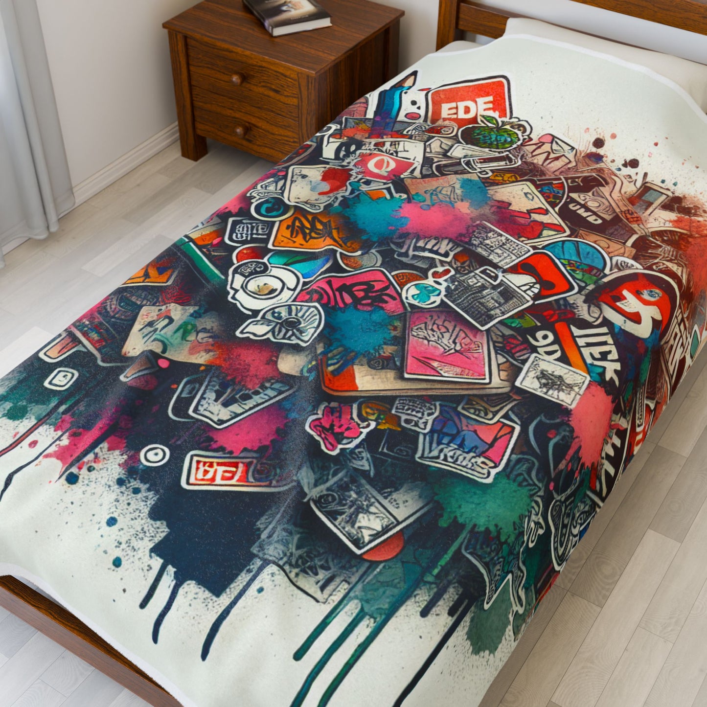 Melody of Expressions - Plush Blanket