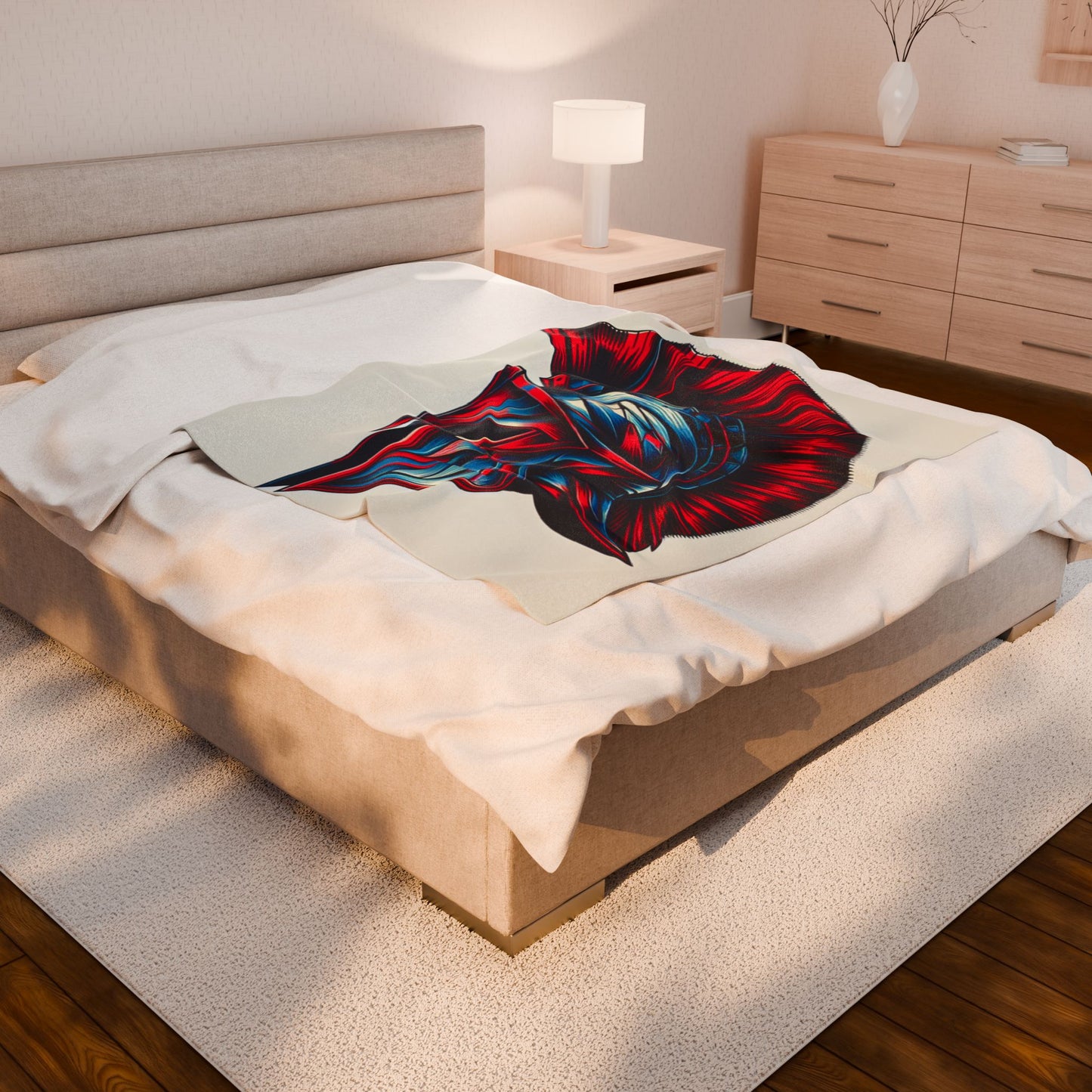 Warrior's Shield of Courage - Plush Blanket