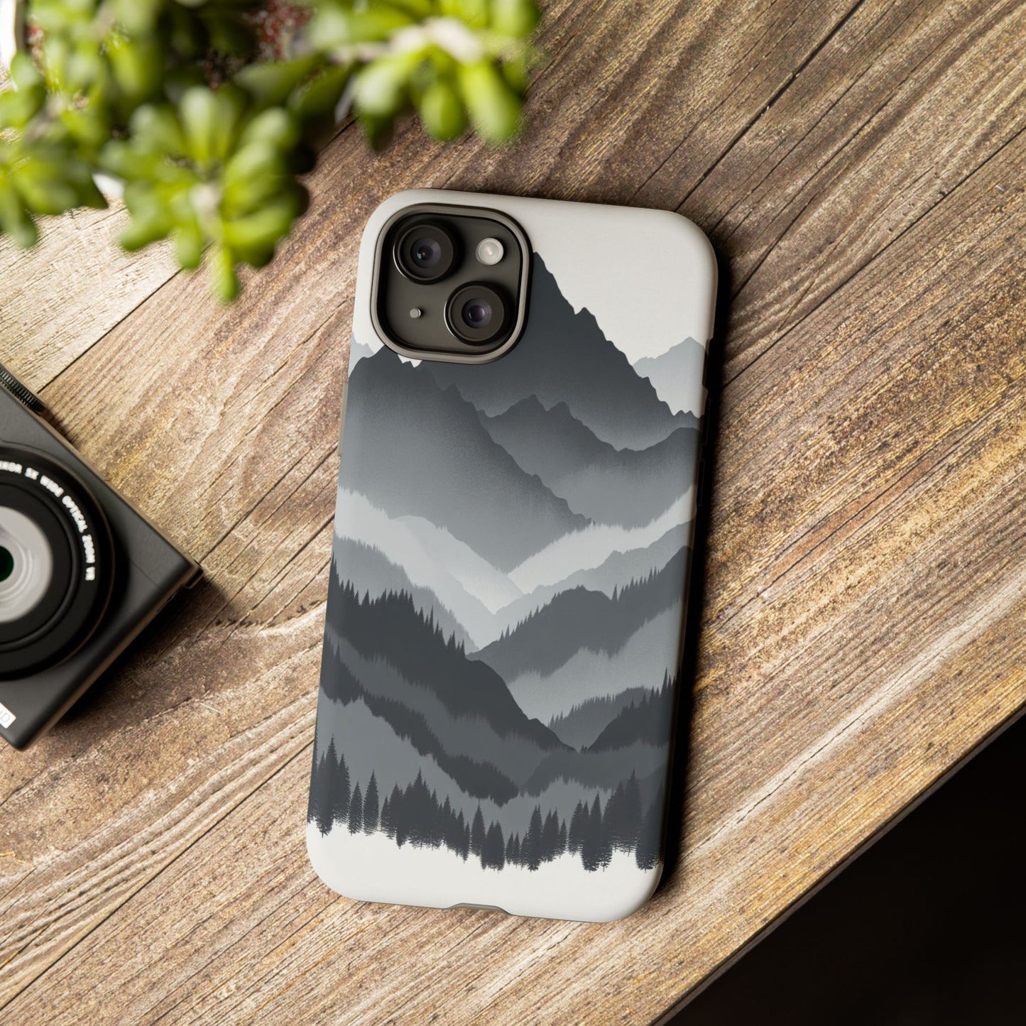 Layers of Misty Peaks - Phone Case