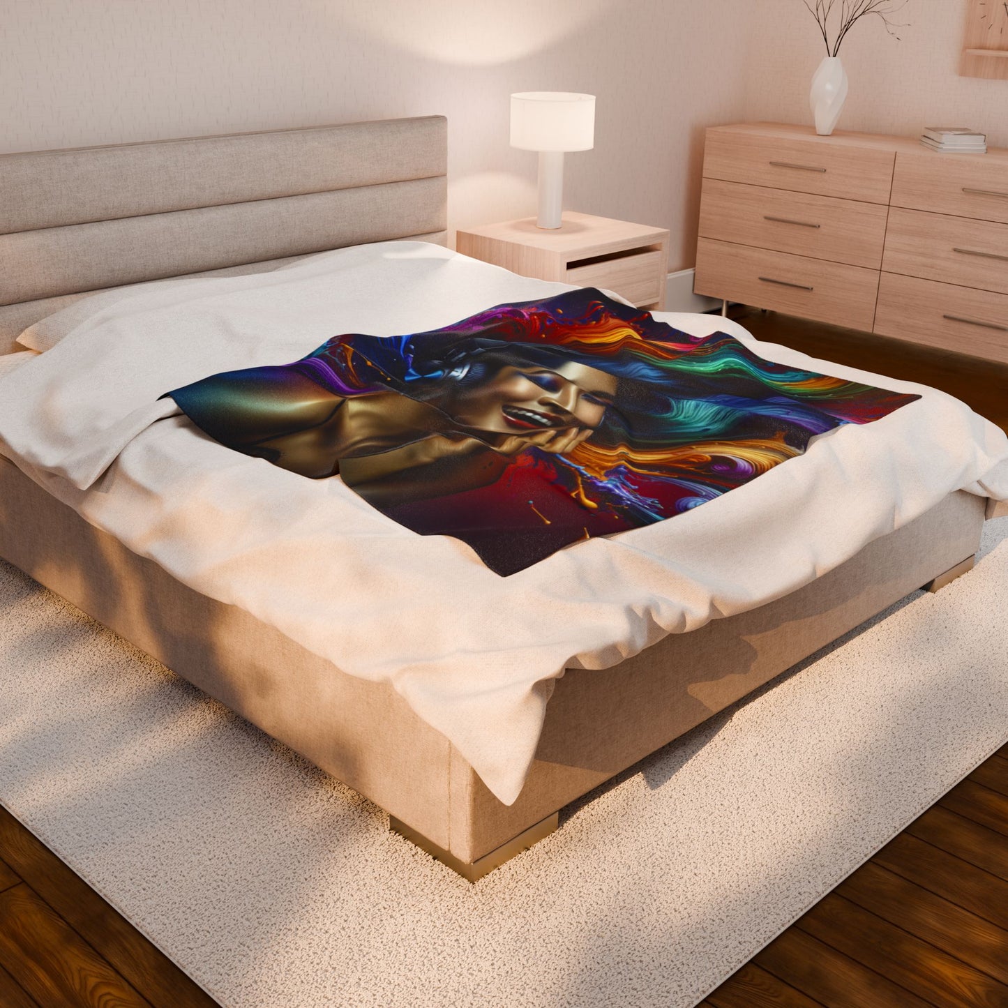 Colorful Melody Escape- Plush Blanket