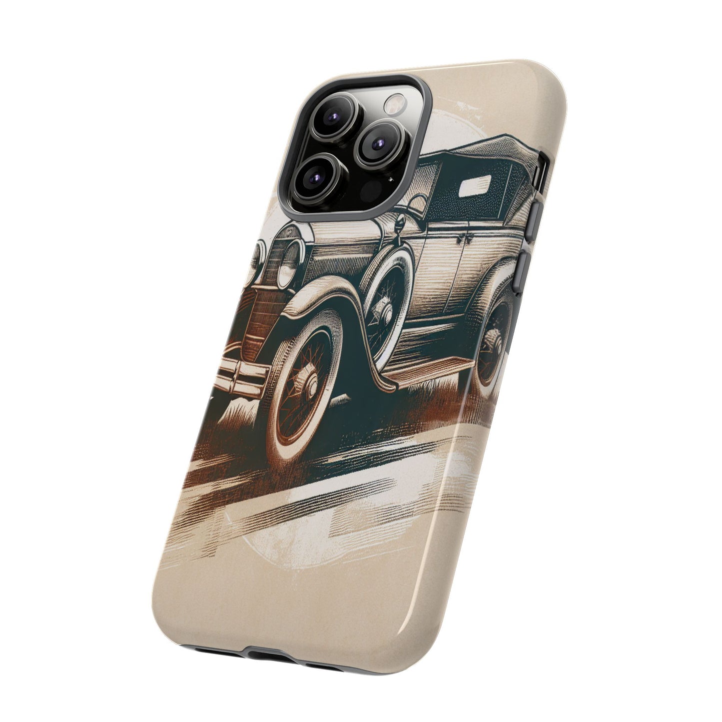 Vintage Wheels in Motion - Phone Case