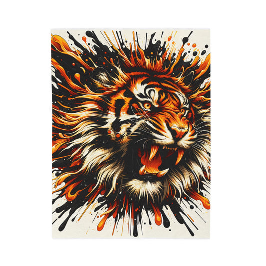 Fierce Essence Unleashed - Plush Blanket