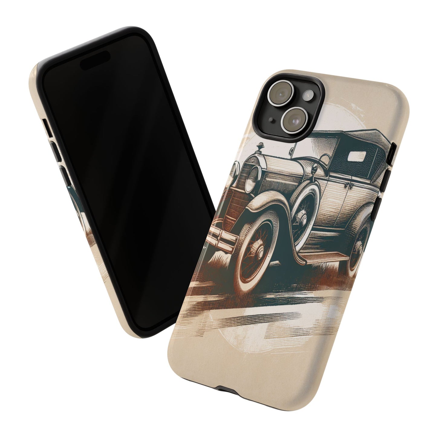 Vintage Wheels in Motion - Phone Case