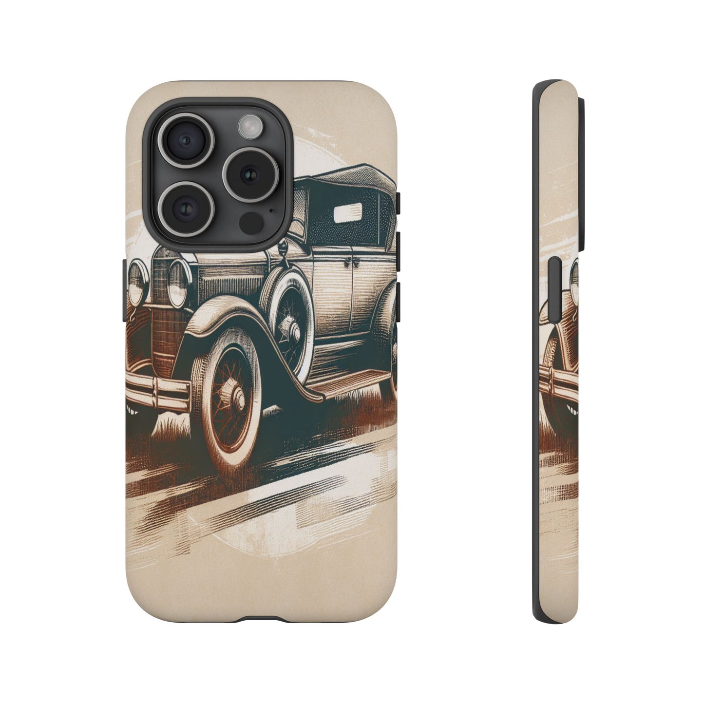 Vintage Wheels in Motion - Phone Case