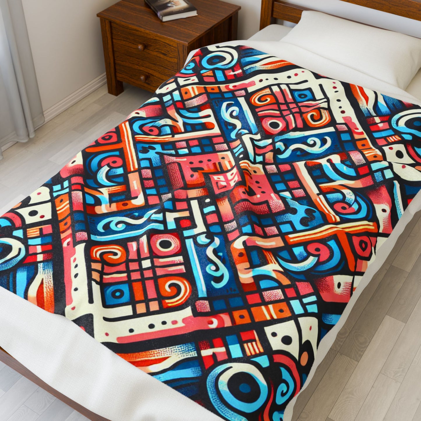 Chromatic Labyrinth - Plush Blanket