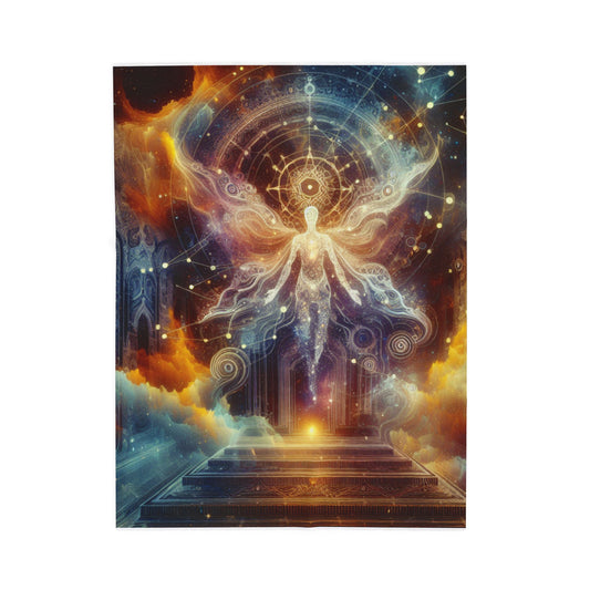 Celestial Awakening - Plush Blanket