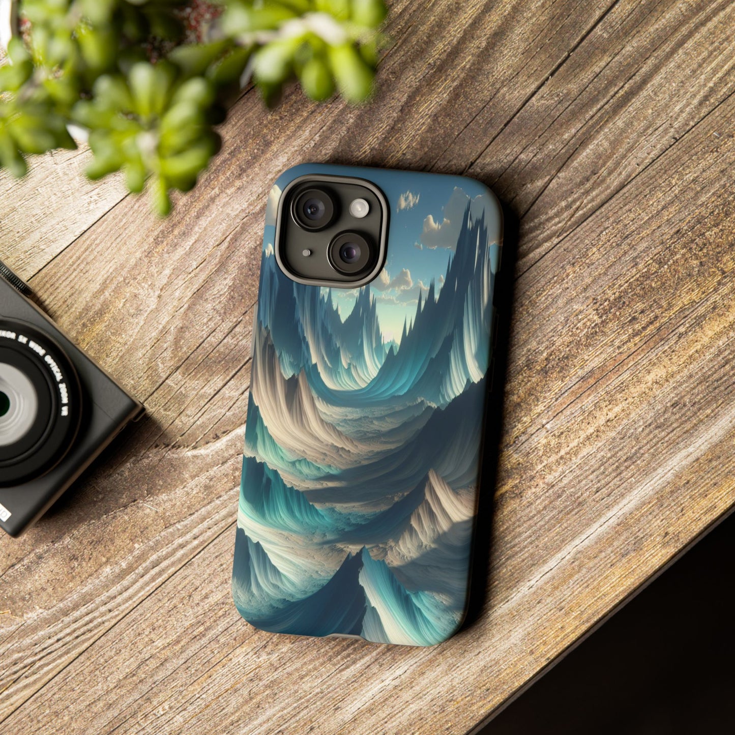 Whispering Peaks of Imagination - Phone Case