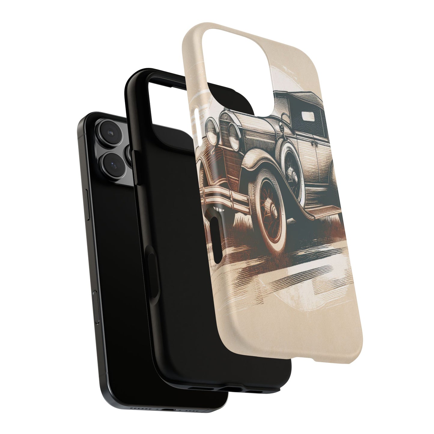 Vintage Wheels in Motion - Phone Case