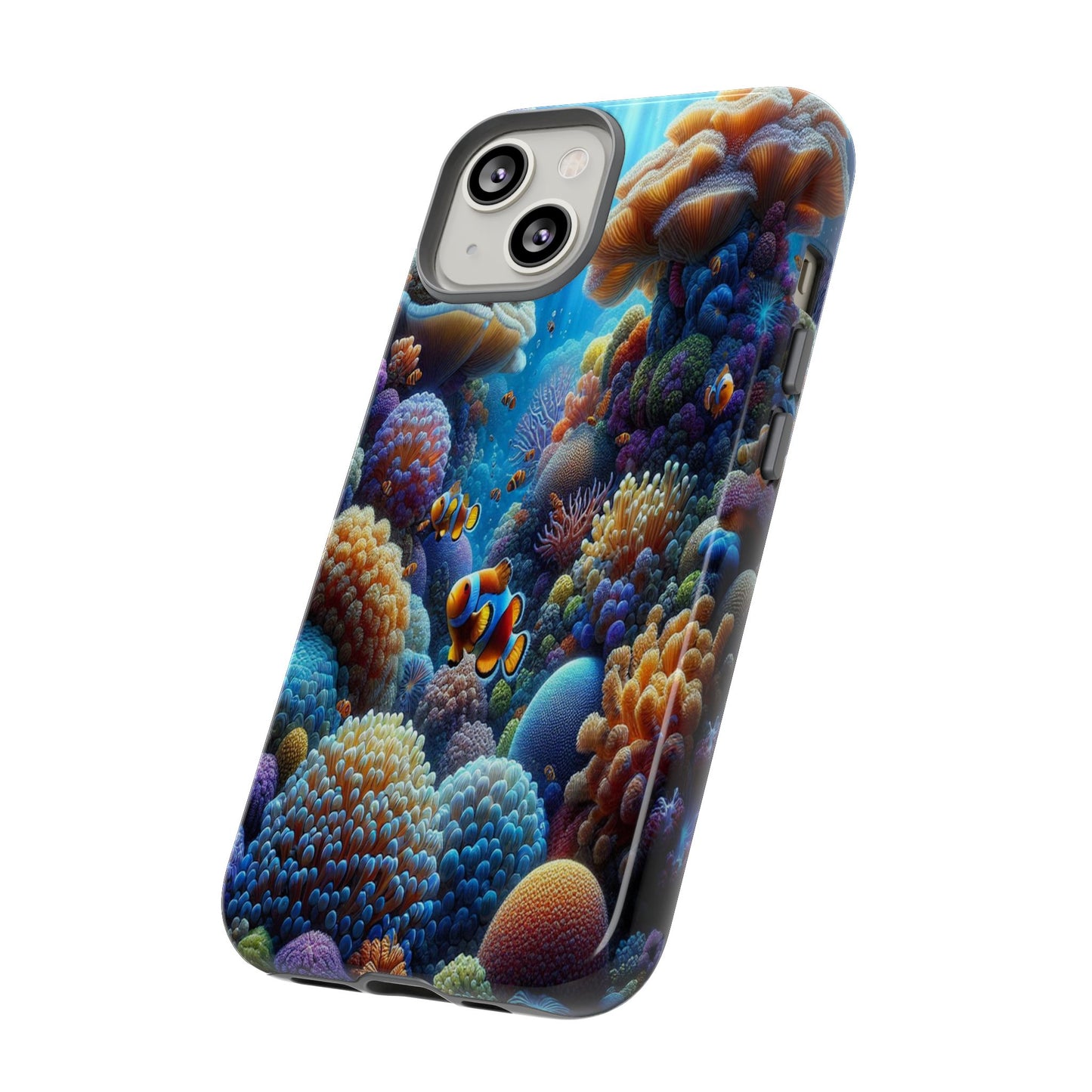 Custom ProtectiveUnderwater Paradise Alive with ColorIphone Case Compatible With Iphone 16 15 14 - Phone Cover