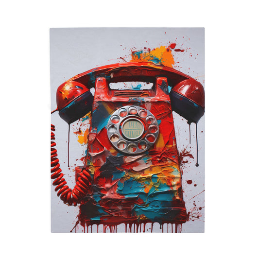 Melting Colors of Communication- Plush Blanket