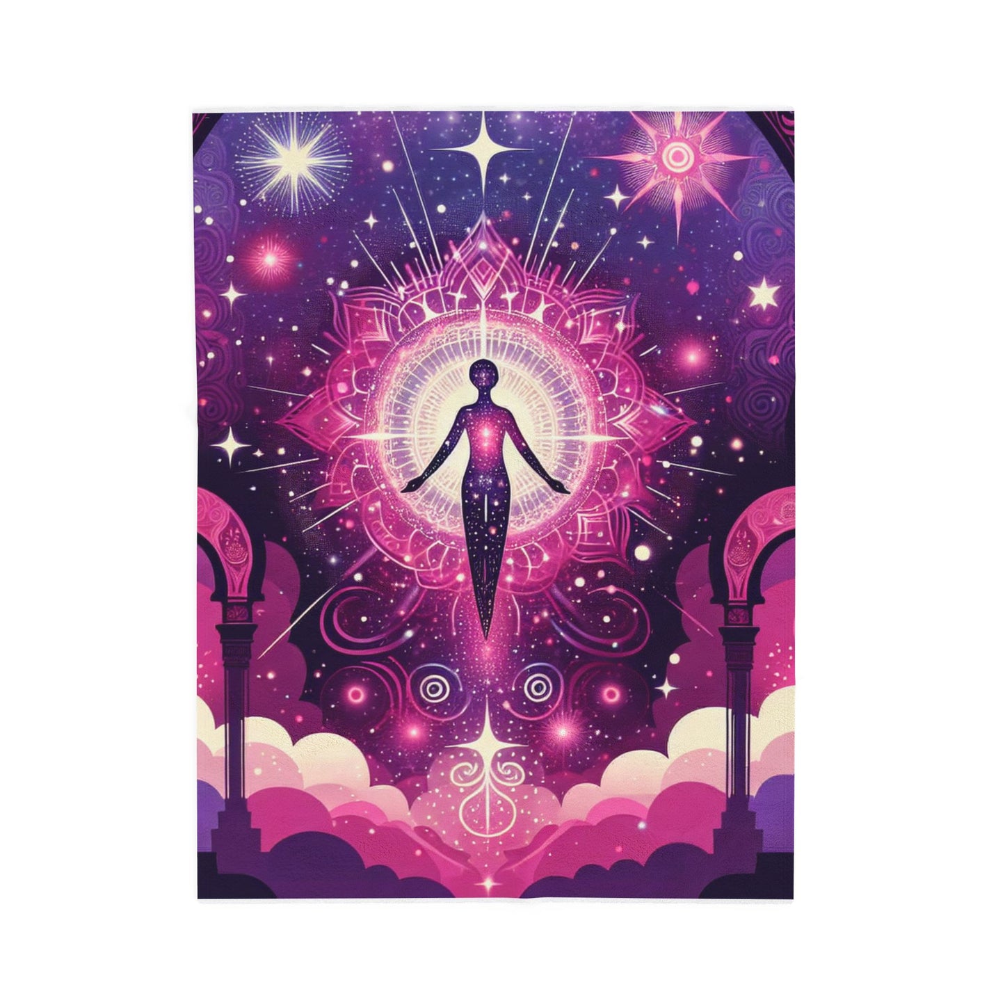 Journey through the Stars - Plush Blanket