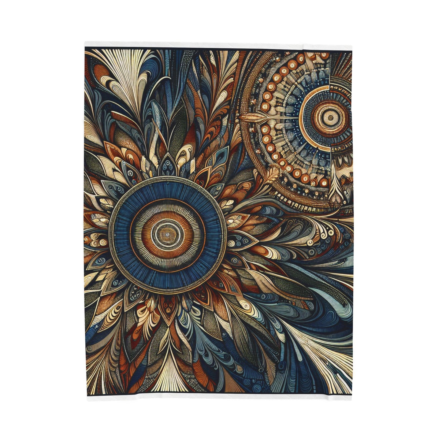 Mosaic of Intricate Wonders - Plush Blanket