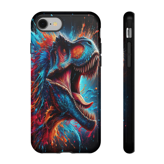 Colorburst Dinosaur Roar - Phone Case