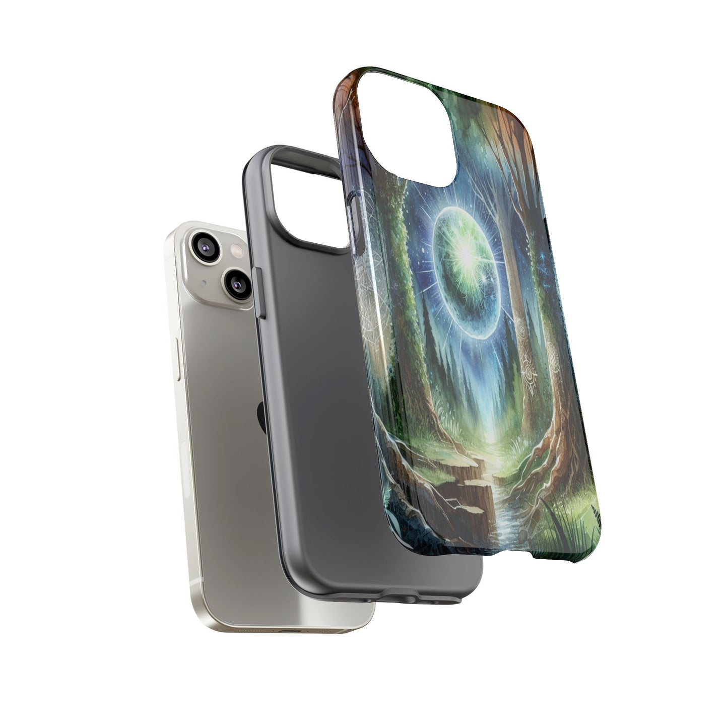 Celestial Forest Vista - Phone Case