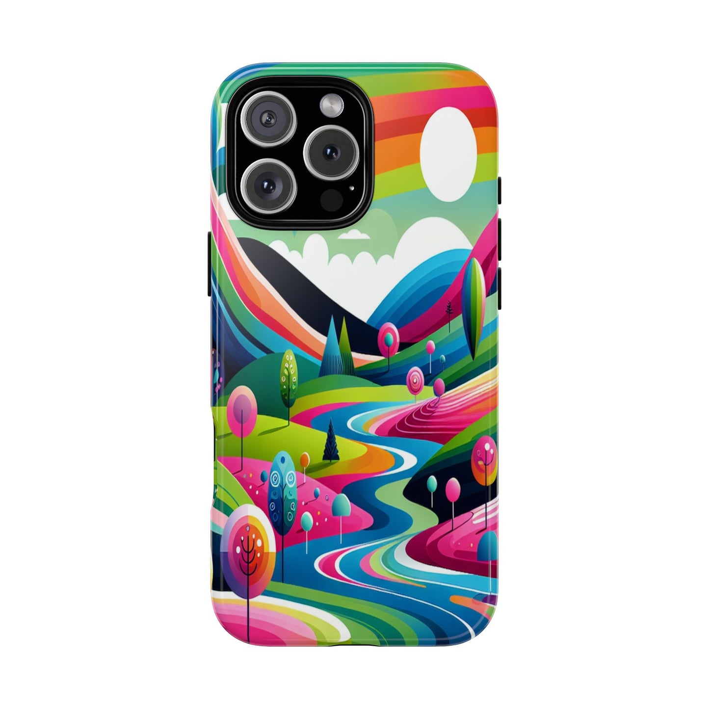 Colorful Landscape Journey - Phone Case