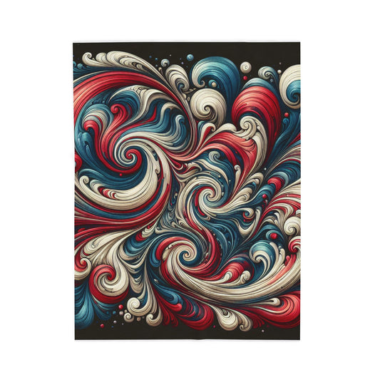 Swirling Tides - Plush Blanket