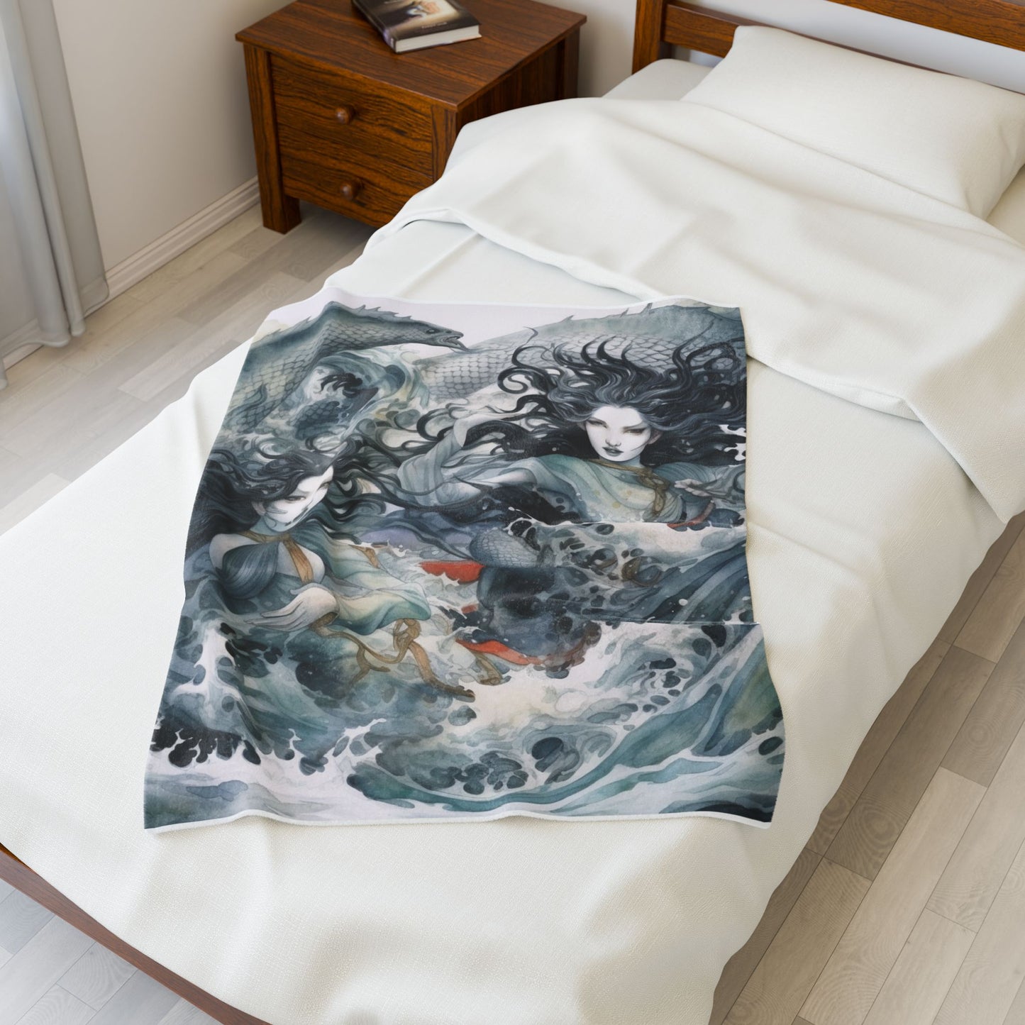 Mystical Sea Guardians Dance- Plush Blanket