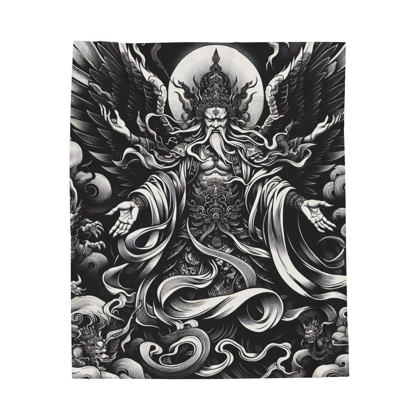 Guardian of the Divine Realm - Plush Blanket