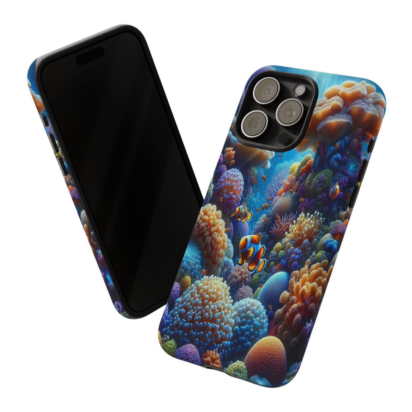 Custom ProtectiveUnderwater Paradise Alive with ColorIphone Case Compatible With Iphone 16 15 14 - Phone Cover