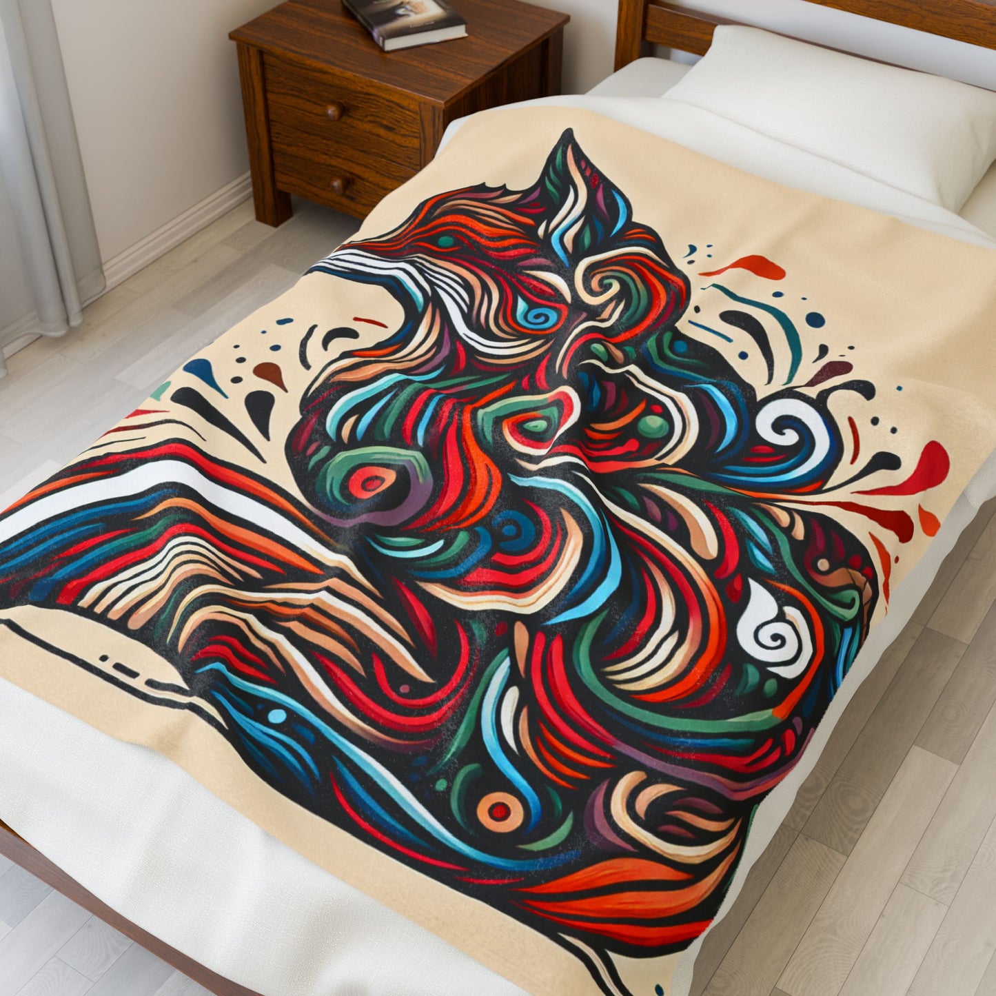 Nature's Whirlwind In Motion - Plush Blanket