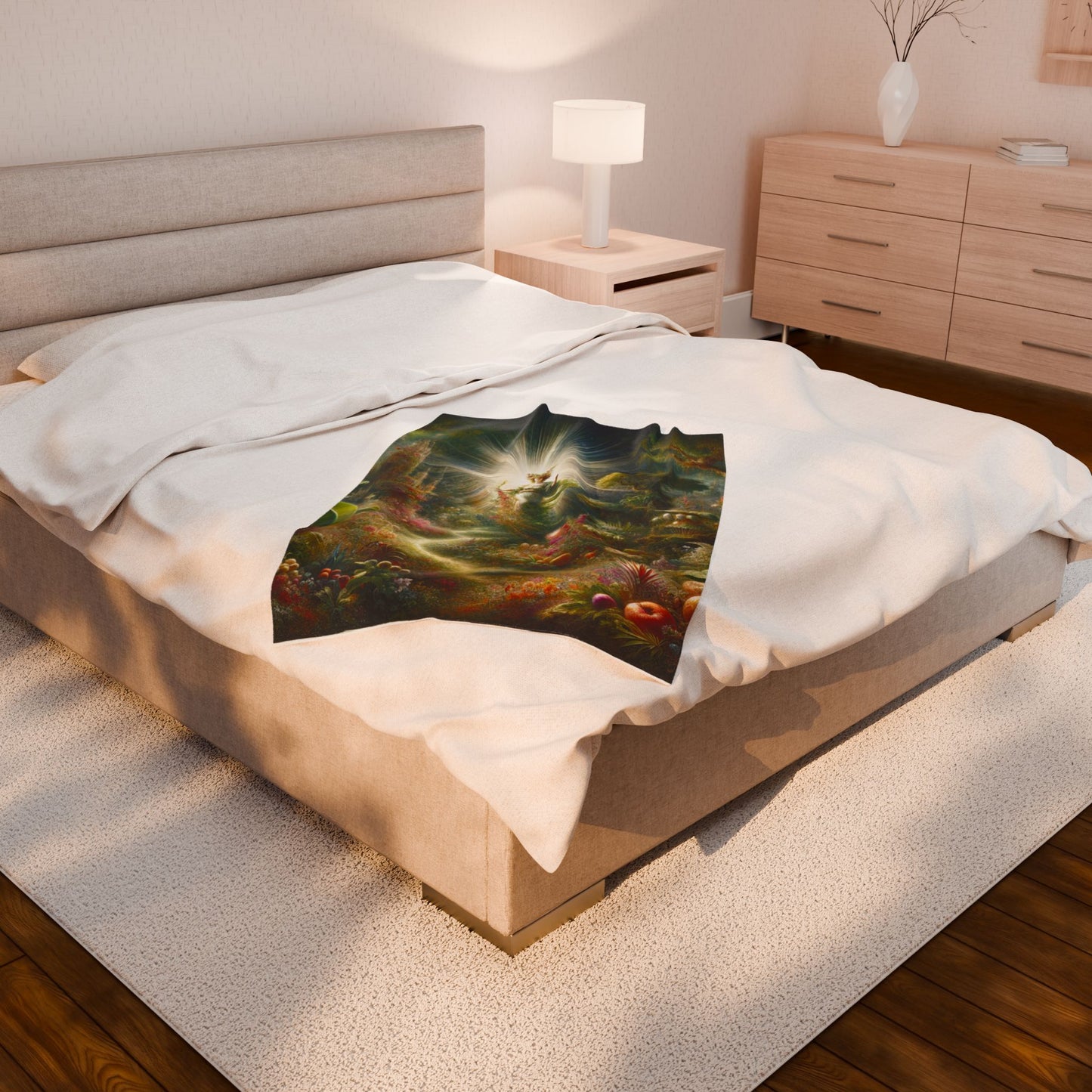 Illuminated Eden- Plush Blanket
