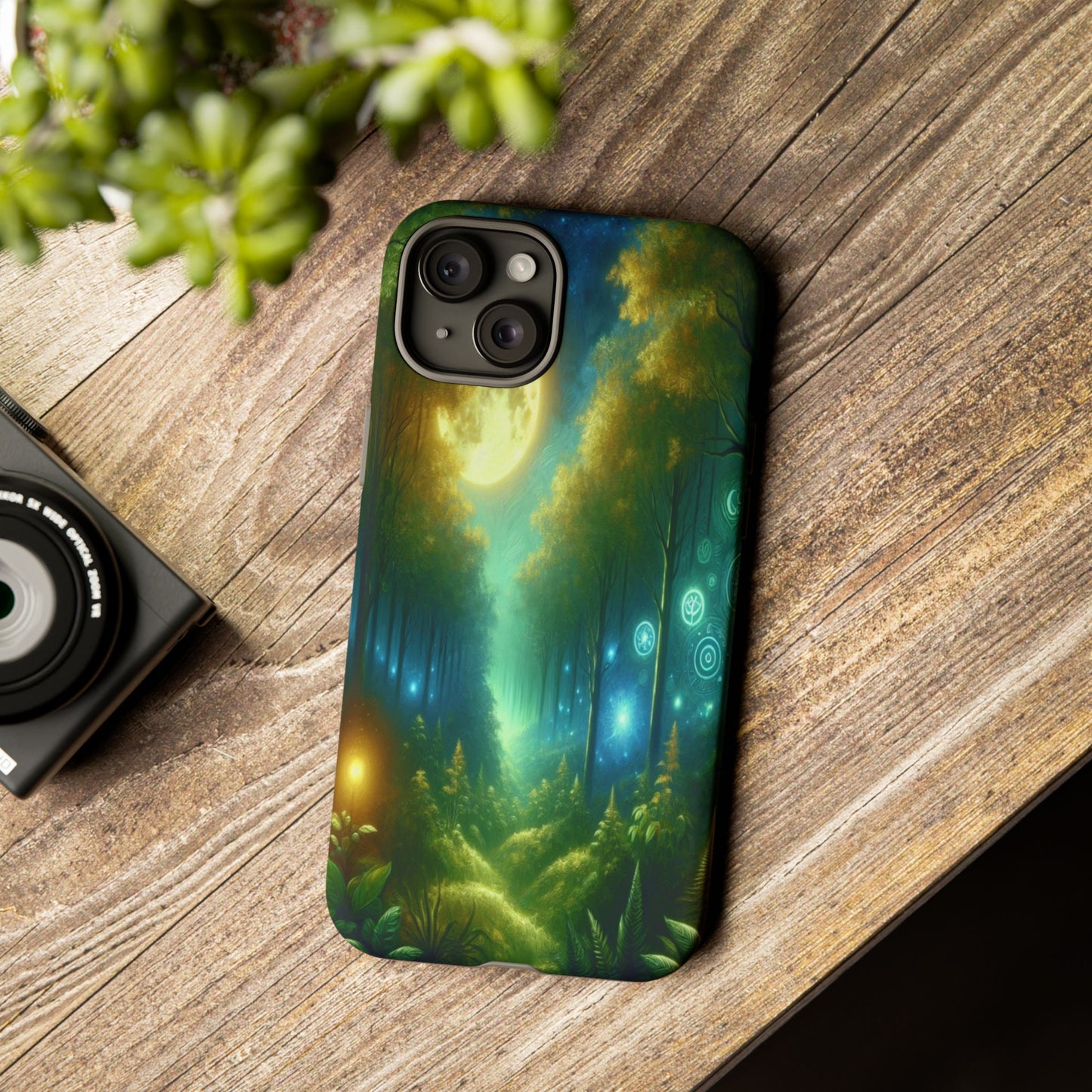 Moonlit Forest Wonders - Phone Case
