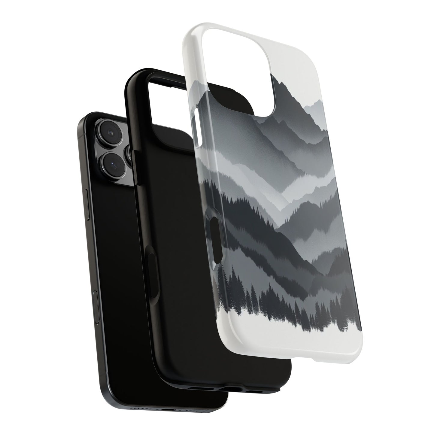 Layers of Misty Peaks - Phone Case