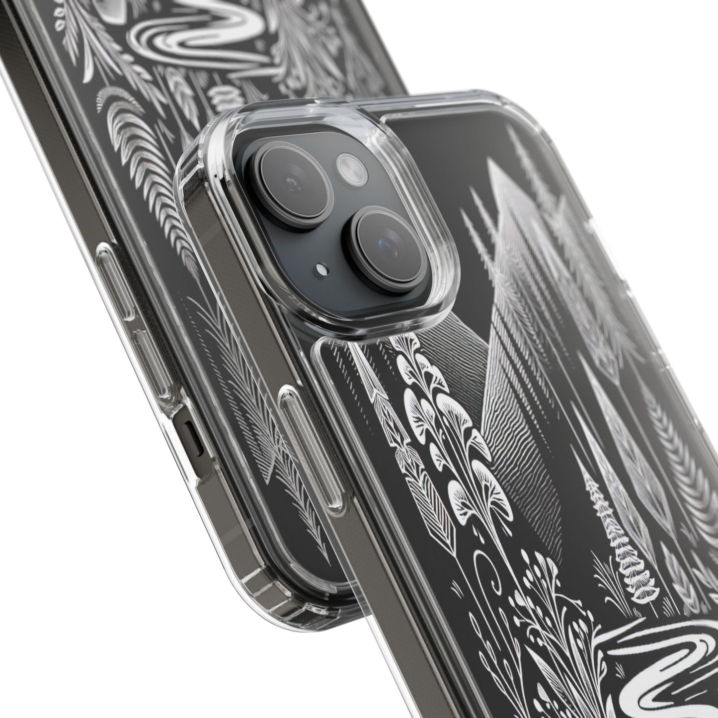 Transparent Alpine Wilderness Pathways Iphone Case Compatible With Iphone 16 15 14 - Clear Phone Cover