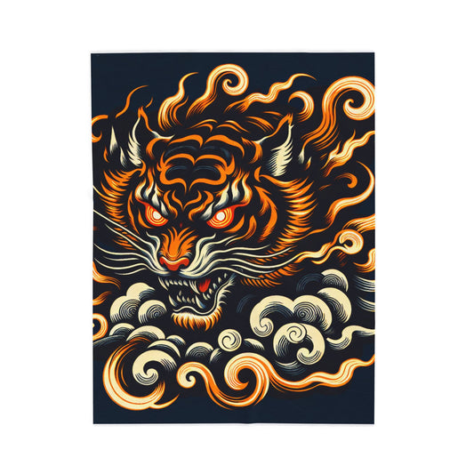 Fierce Essence of the Beast - Plush Blanket