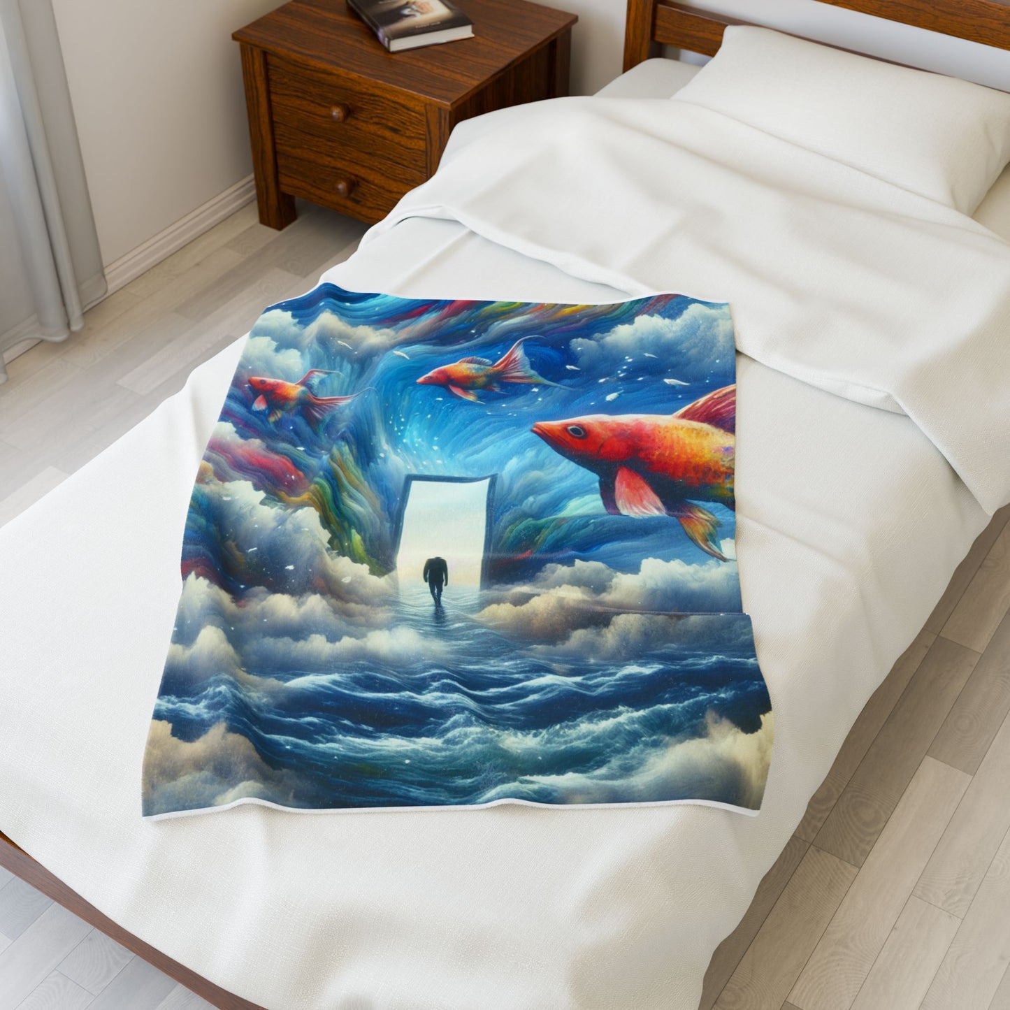 Gateway to Infinite Oceans - Plush Blanket