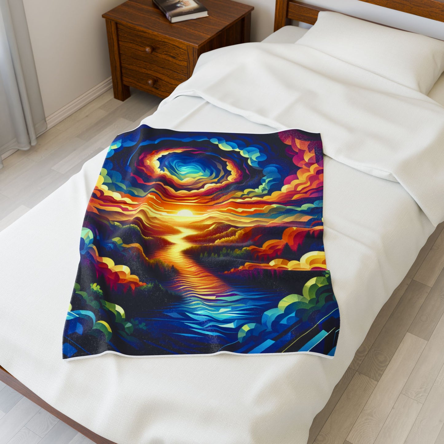 Cascade of Radiance - Plush Blanket