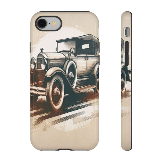 Vintage Wheels in Motion - Phone Case
