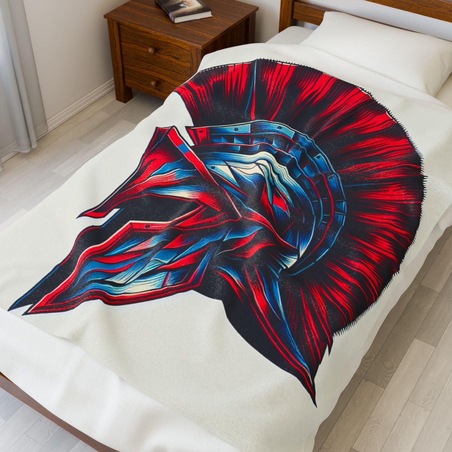 Warrior's Shield of Courage - Plush Blanket