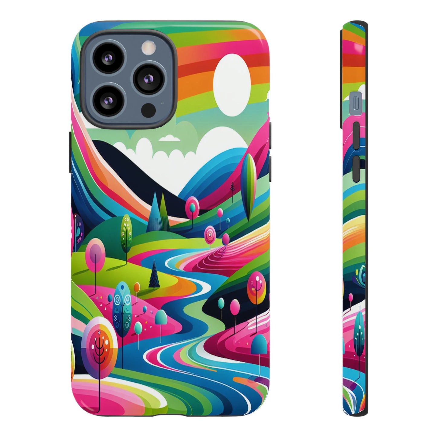 Colorful Landscape Journey - Phone Case