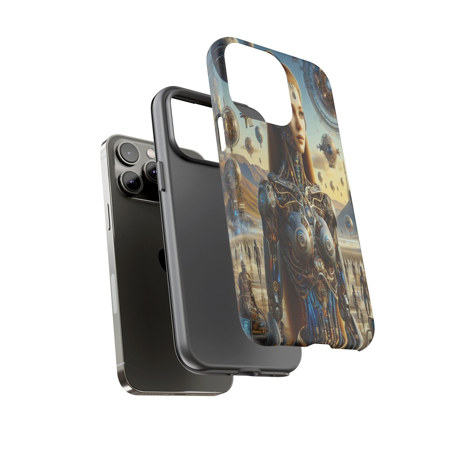 Futuristic Realm of Technology - Phone Case