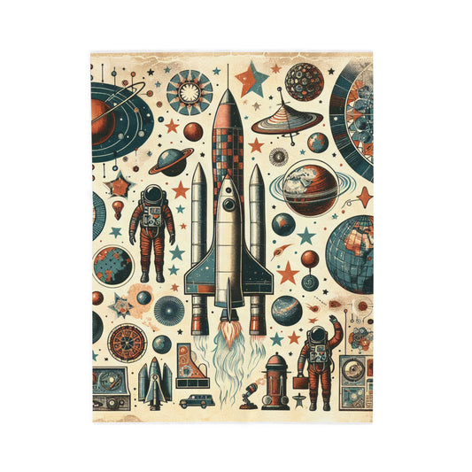Space Expedition Mystique - Plush Blanket