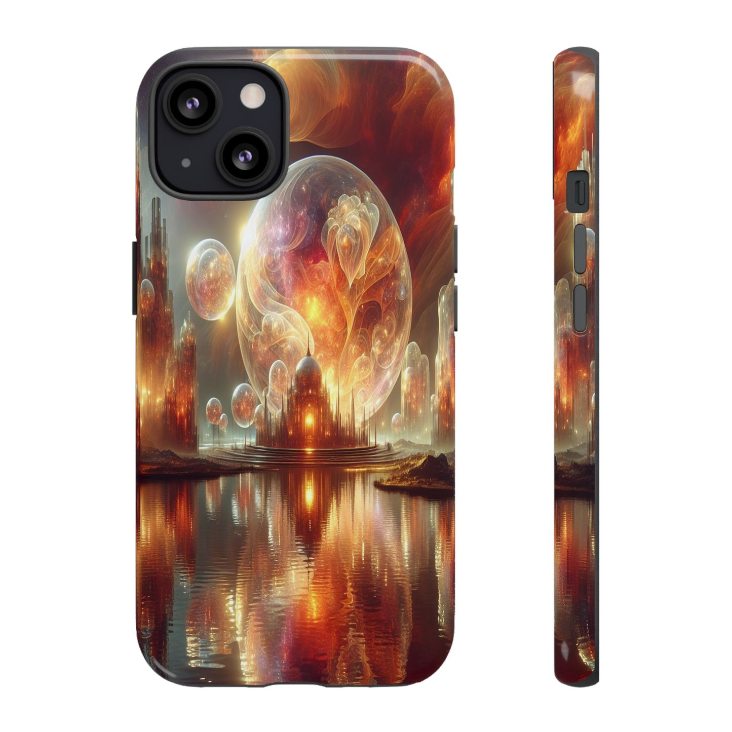 Protective Celestial Dreamscape Iphone Case Compatible With Iphone 16 15 14 - Phone Cover