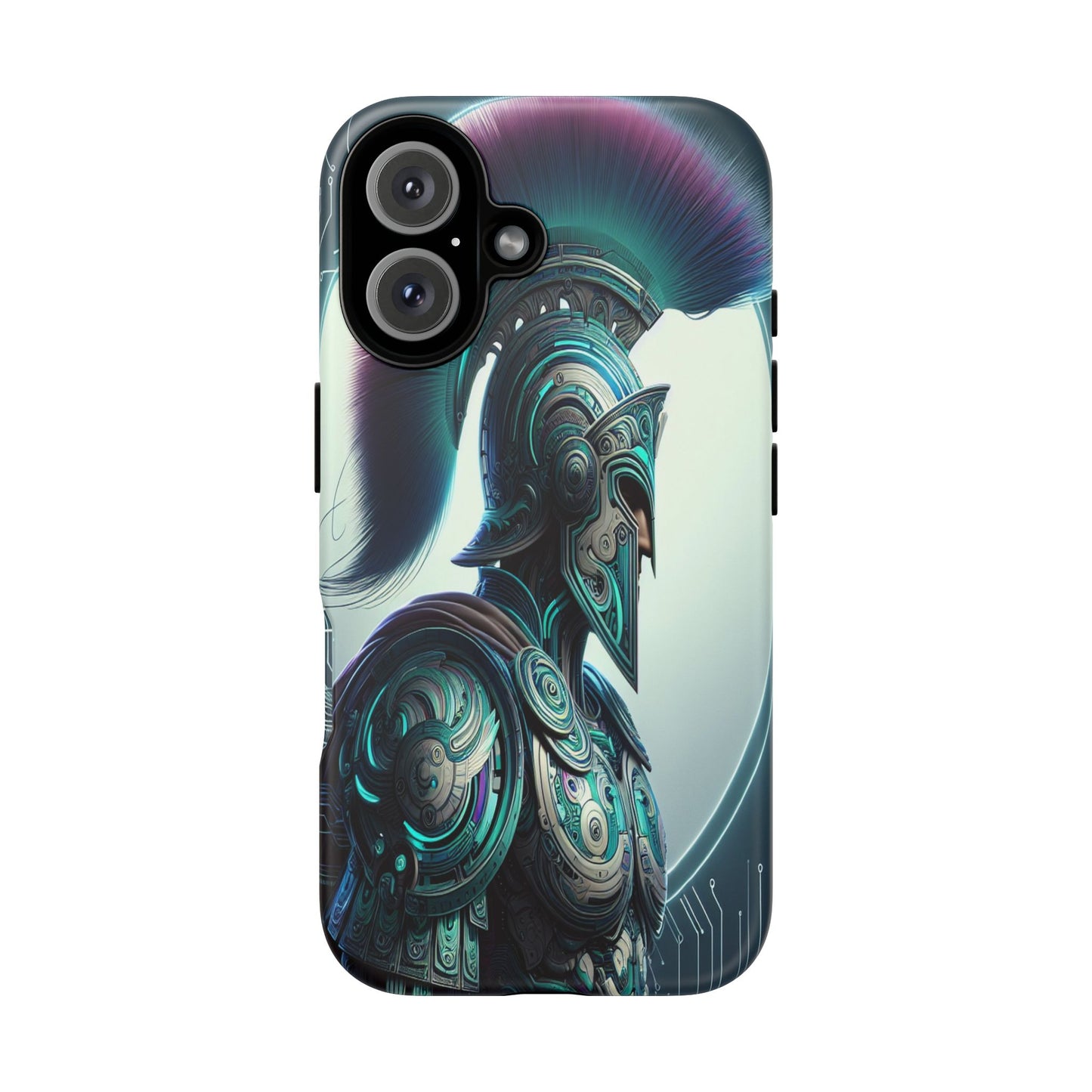 Custom ProtectiveGuardian of the Digital RealmIphone Case Compatible With Iphone 16 15 14 - Phone Cover