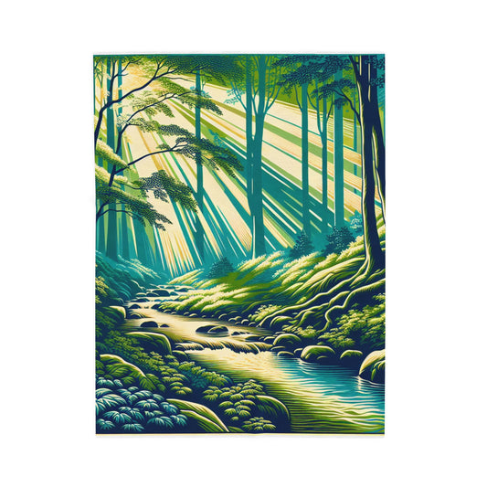 Sunlit Tranquility - Plush Blanket