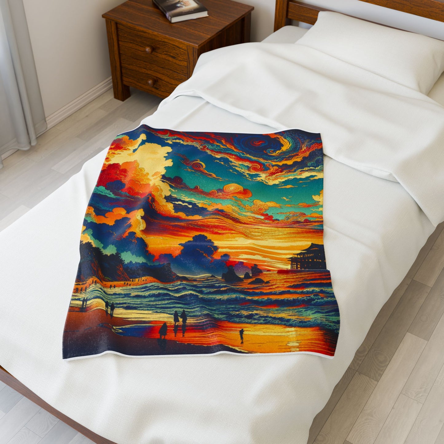 Radiant Harbor Retreat - Plush Blanket
