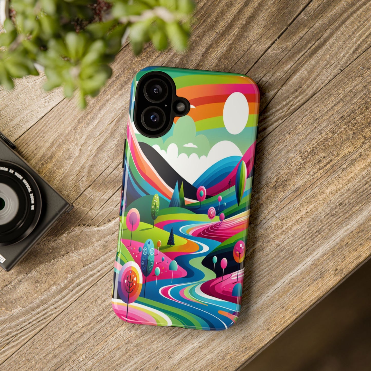 Colorful Landscape Journey - Phone Case