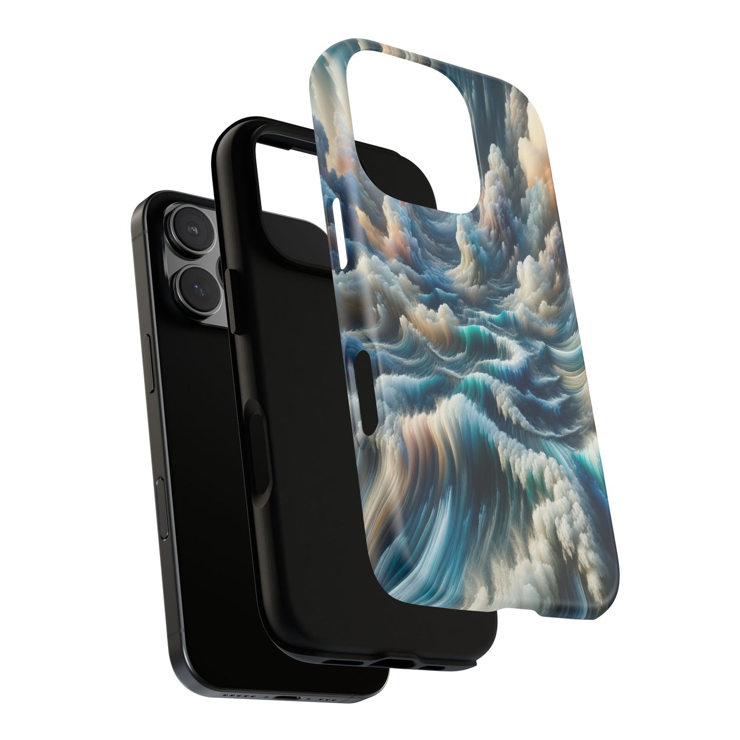 Waves of Clouded Light - Phone Case