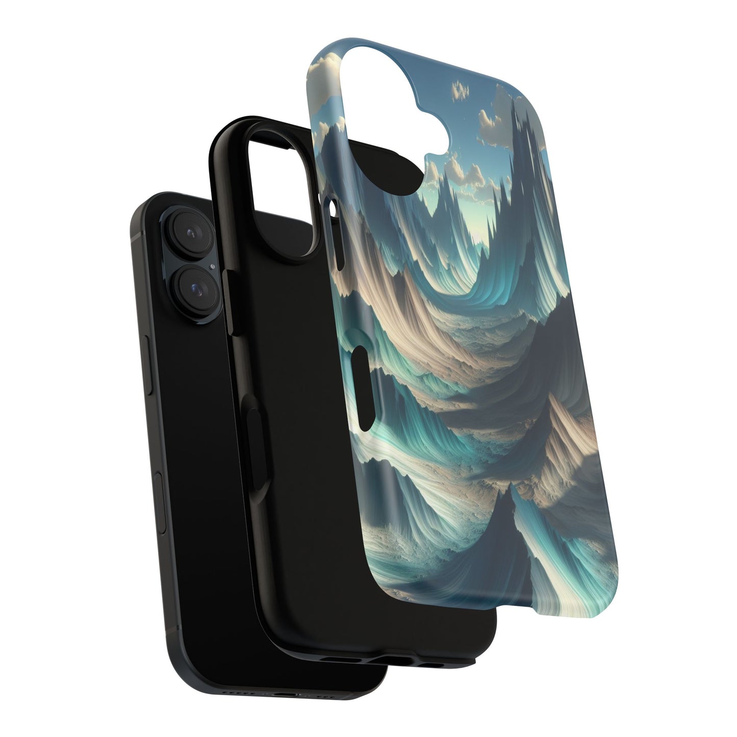 Whispering Peaks of Imagination - Phone Case