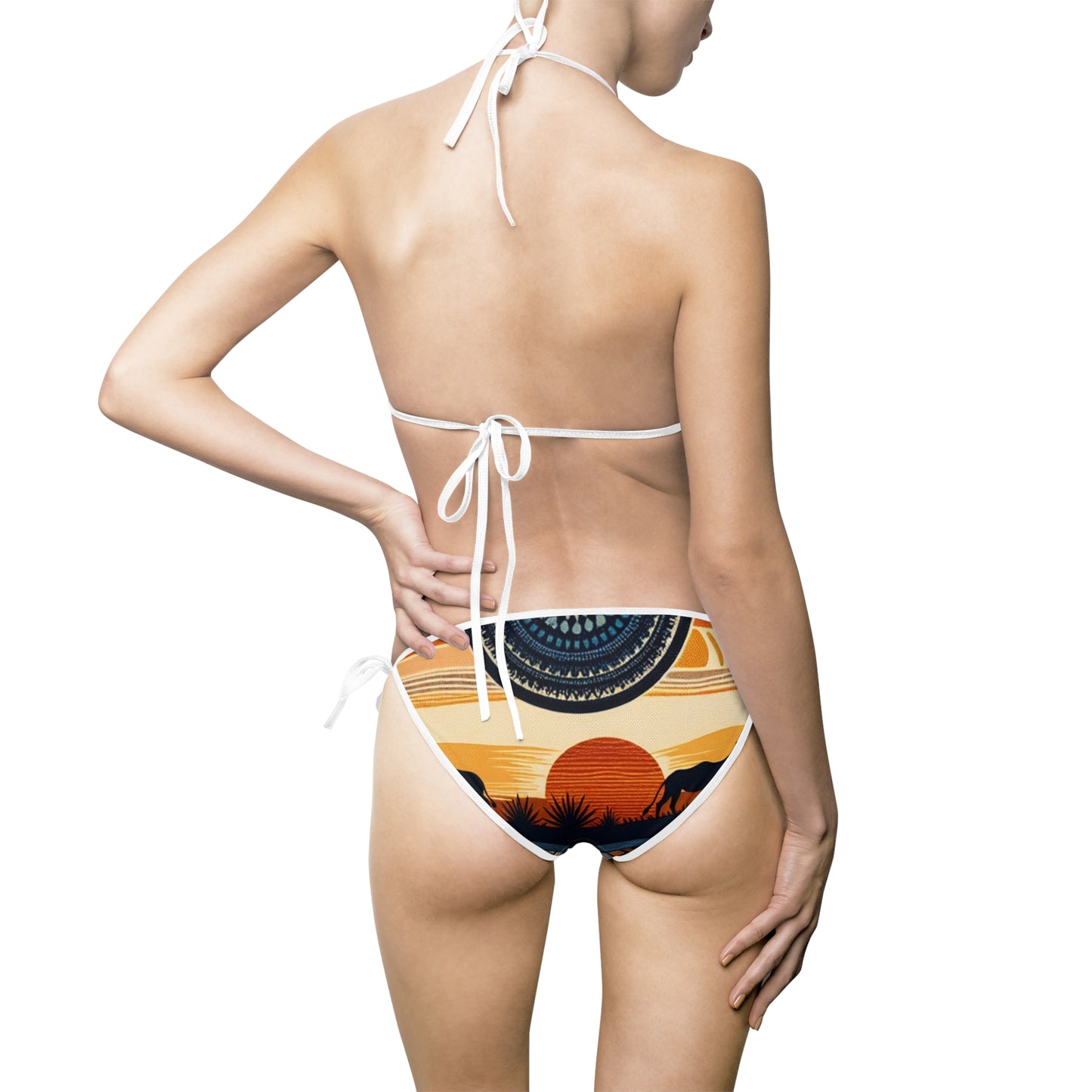 Women's African Horizon Palette Bikini Swimsuit