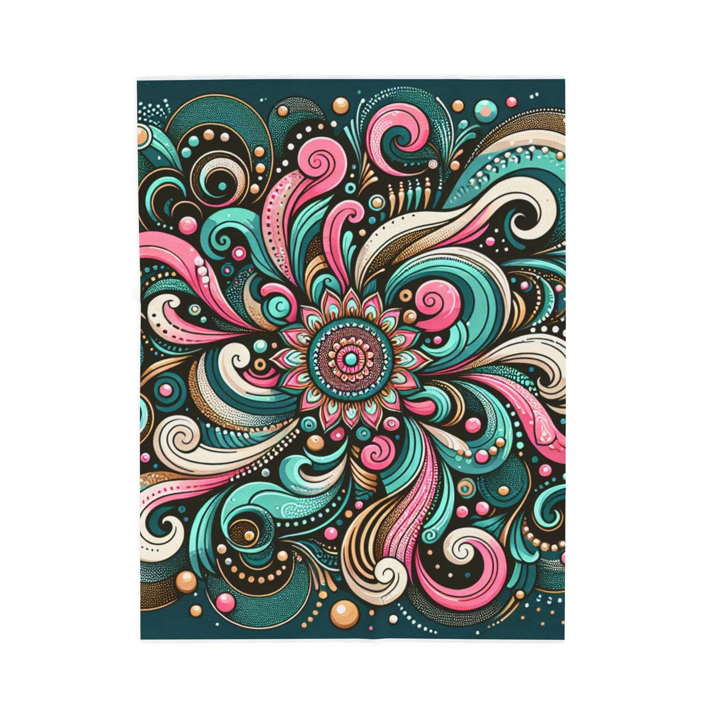 Curves in Motion - Plush Blanket