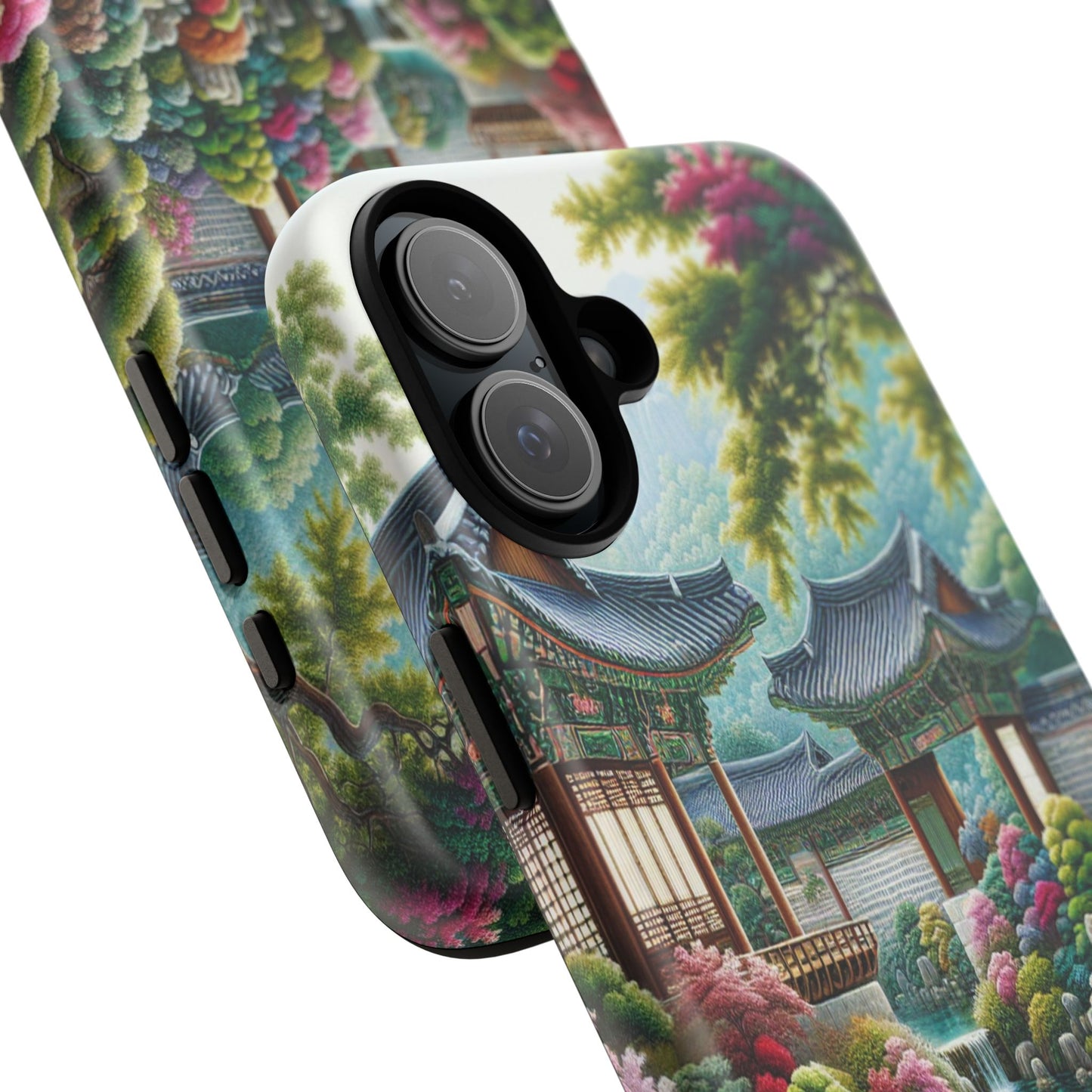 Custom ProtectiveTranquil Garden RetreatIphone Case Compatible With Iphone 16 15 14 - Phone Cover