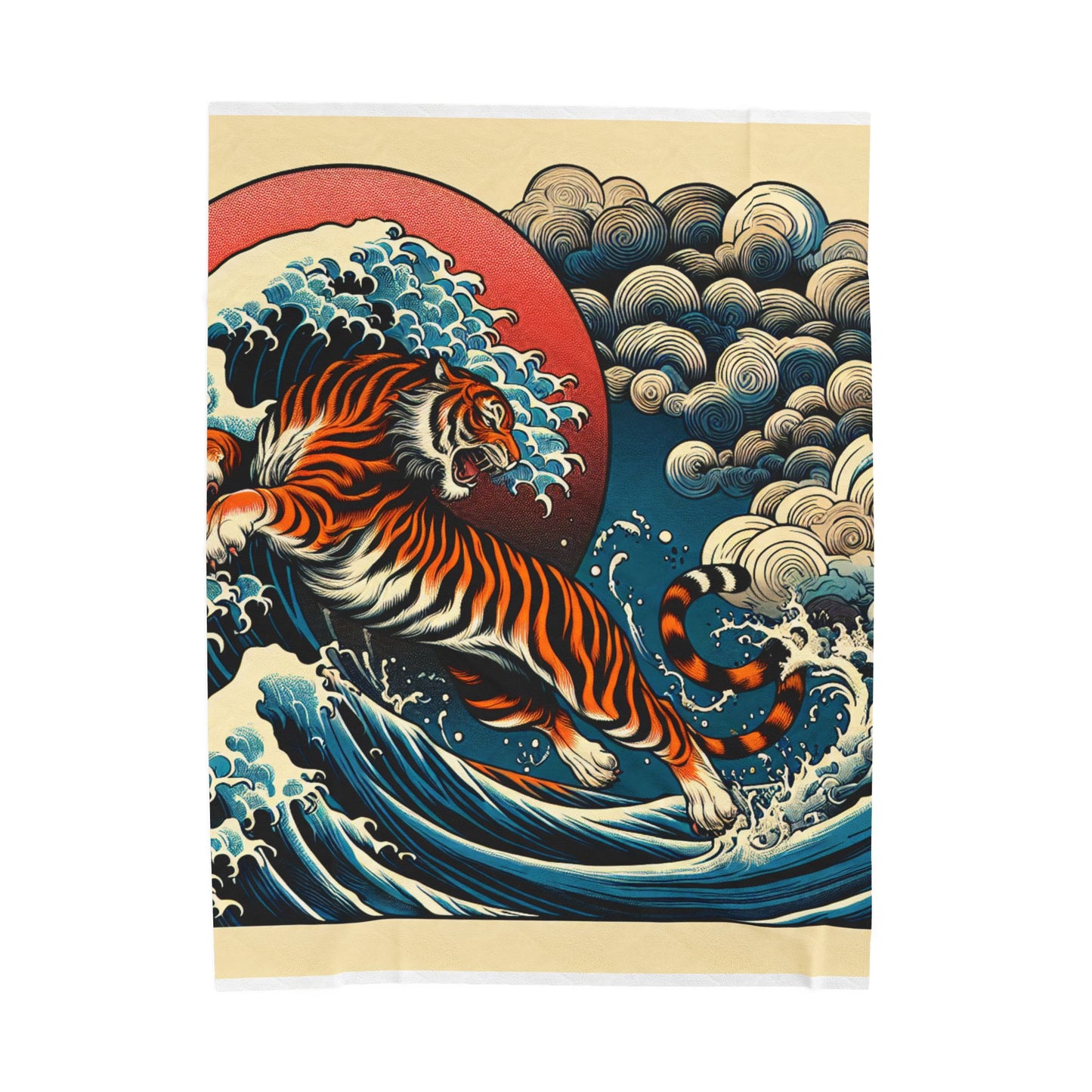 Roaring Through the Waves - Plush Blanket