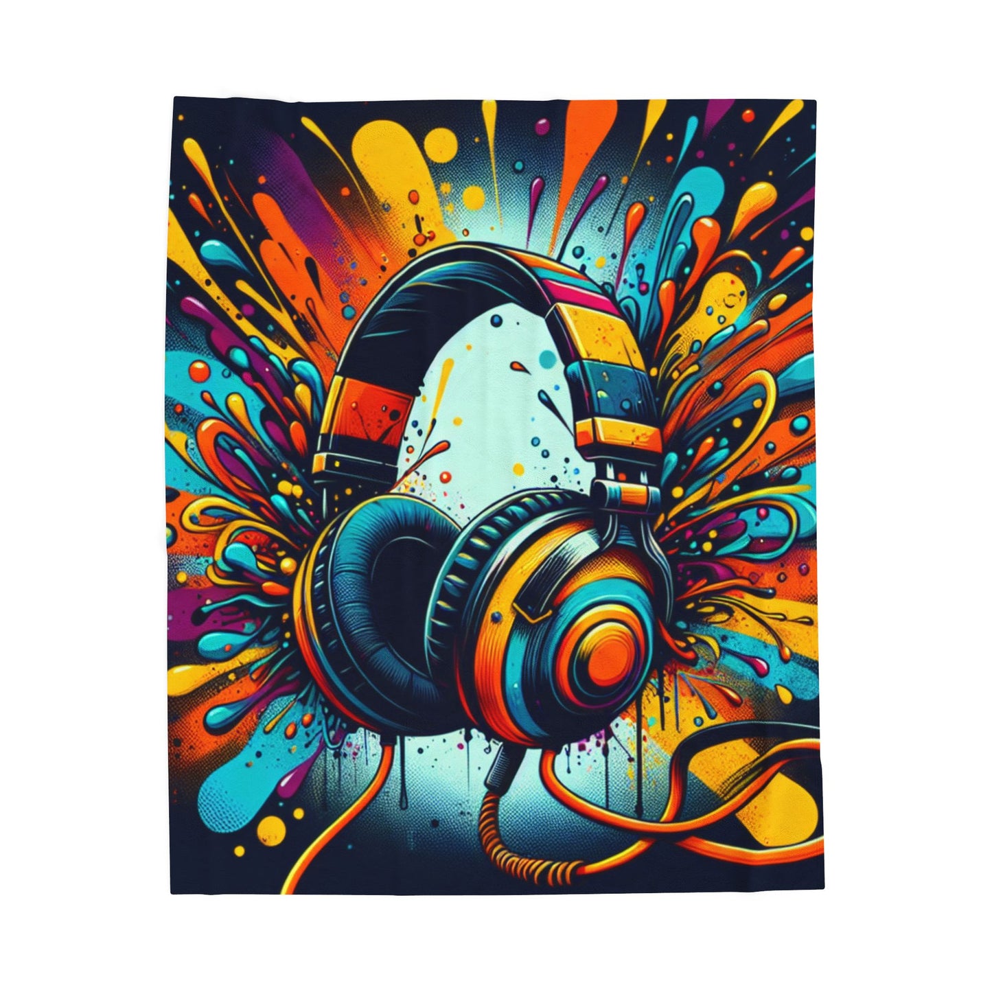 Explosion of Rhythms- Plush Blanket