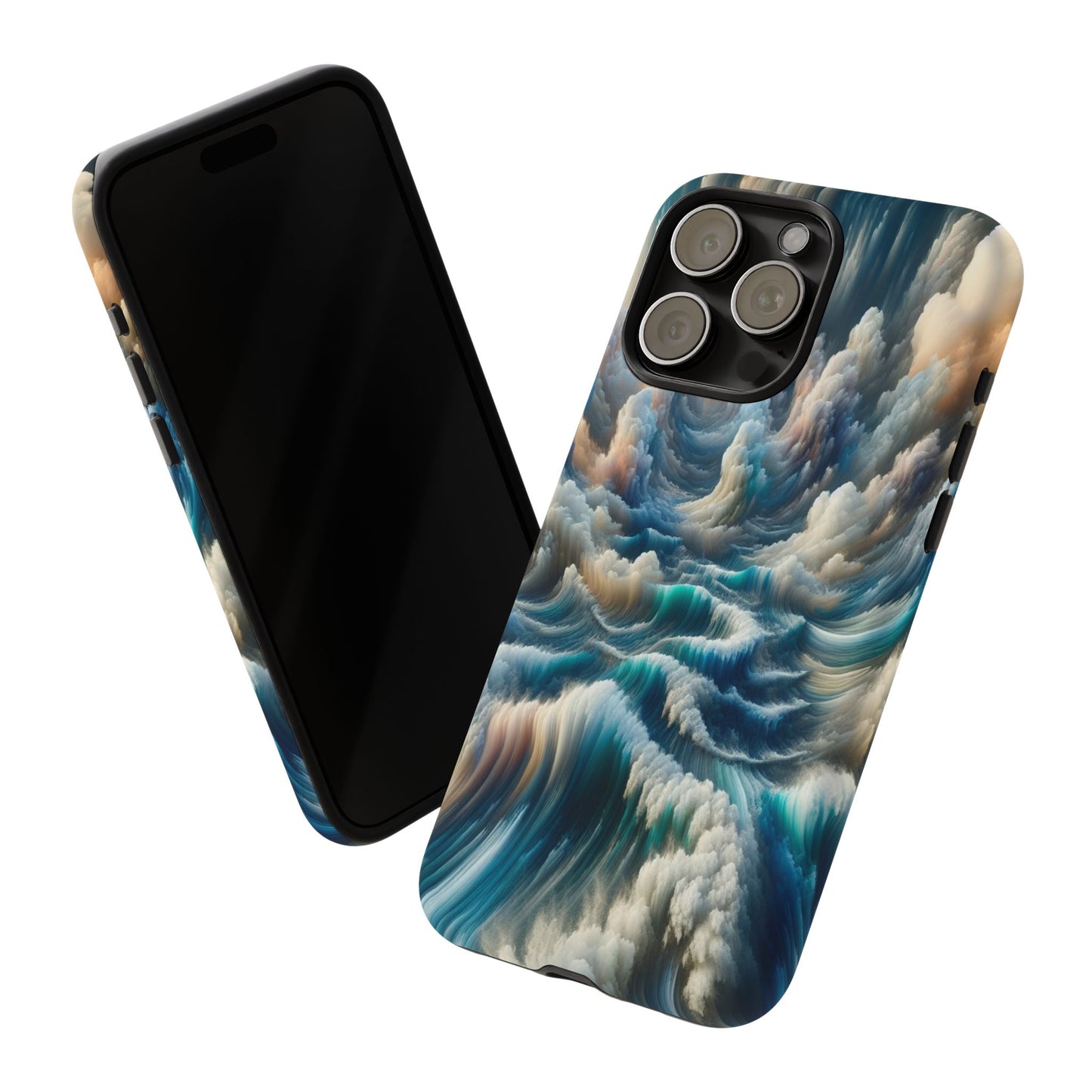 Waves of Clouded Light - Phone Case